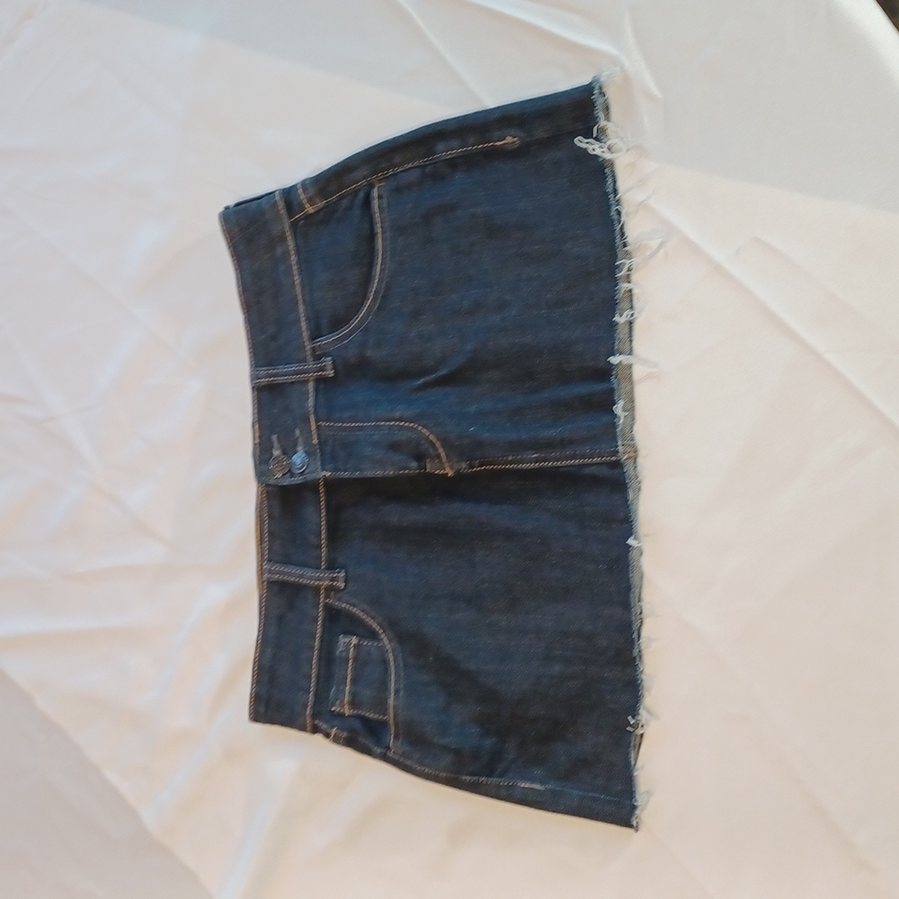 Old Navy Size 4 Denim  Blue Mini Skirt Vintage 90's